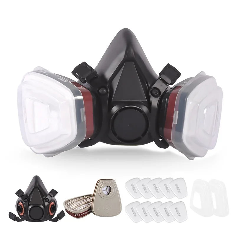 Masque Respiratoire 6200 – Demi-Visage Réutilisable